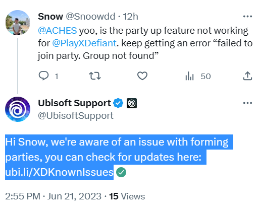 XDefiant Failed to Join Party Error Fix